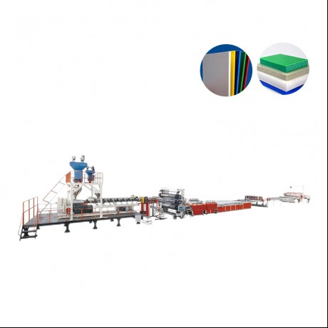 PP, PE, ABS, PVC tyk pladeekstruderingslinje