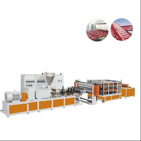 PVC enkelt-/flerlags varmeisolering bølgepap & trin-tagekstruderingslinje fra Jwell Machinery Kina